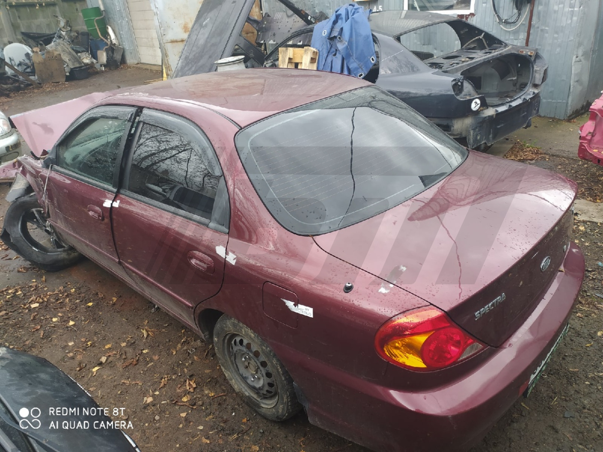 Разборка Kia Spectra 2009 г.в. с пробегом 0 км
