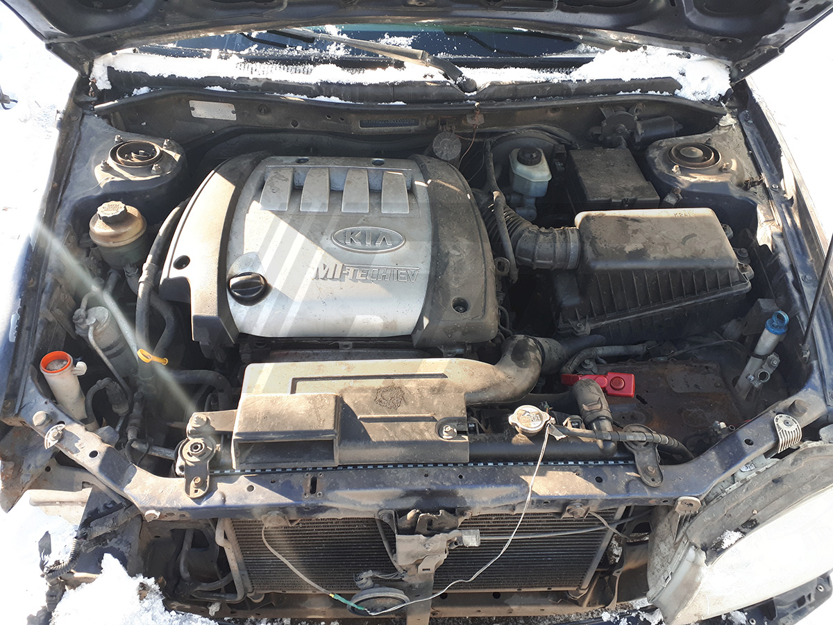 Разборка Kia Spectra 2006 г.в. с пробегом 0 км