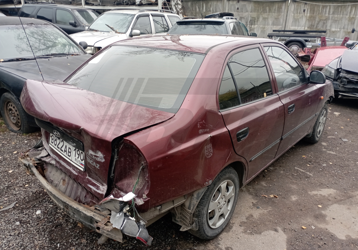 Разборка Hyundai Accent 2009 г.в. с пробегом 160 000 км