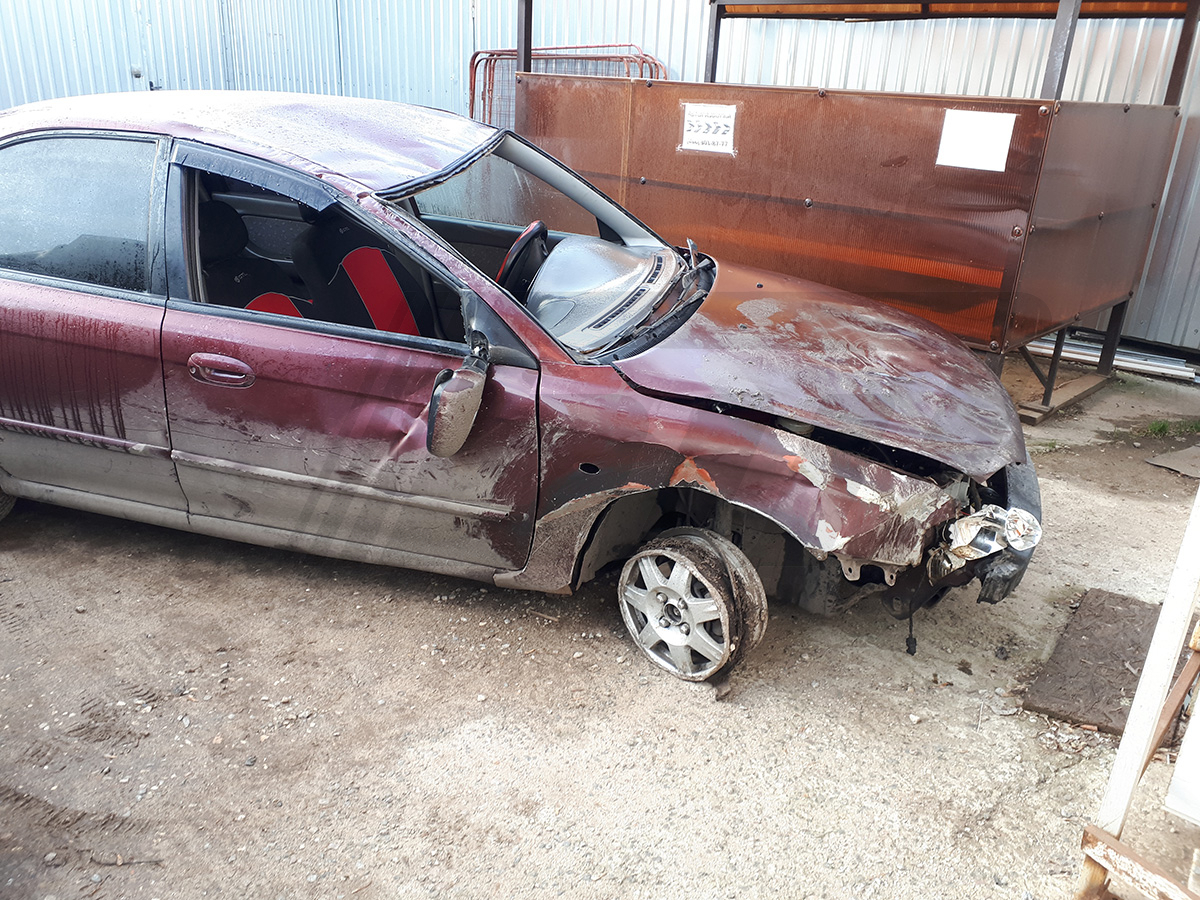 Разборка Kia Spectra 2008 г.в. с пробегом 0 км