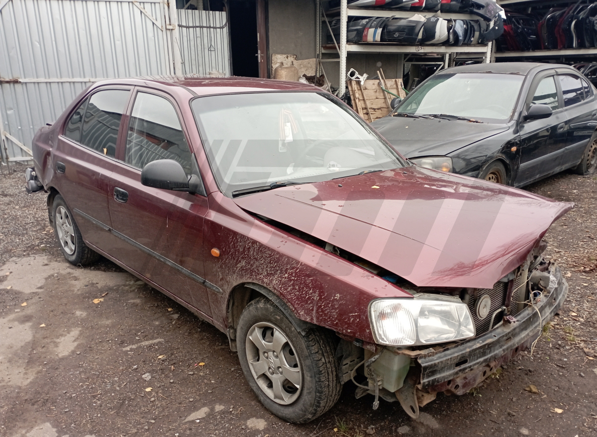 Разборка Hyundai Accent 2009 г.в. с пробегом 160 000 км