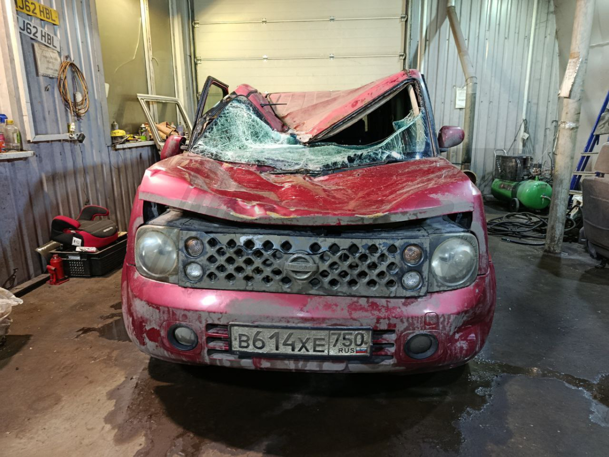 Разборка Nissan Cube 2006 г.в. с пробегом 160 000 км