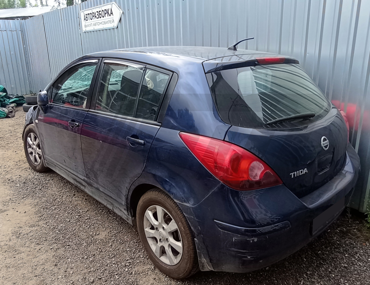 Разборка Nissan Tiida 2008 г.в. с пробегом 231 000 км