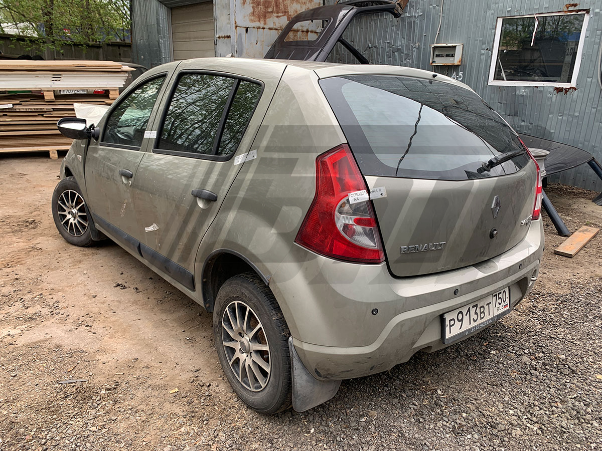 Разборка Renault Sandero 2012 г.в. с пробегом 140 000 км