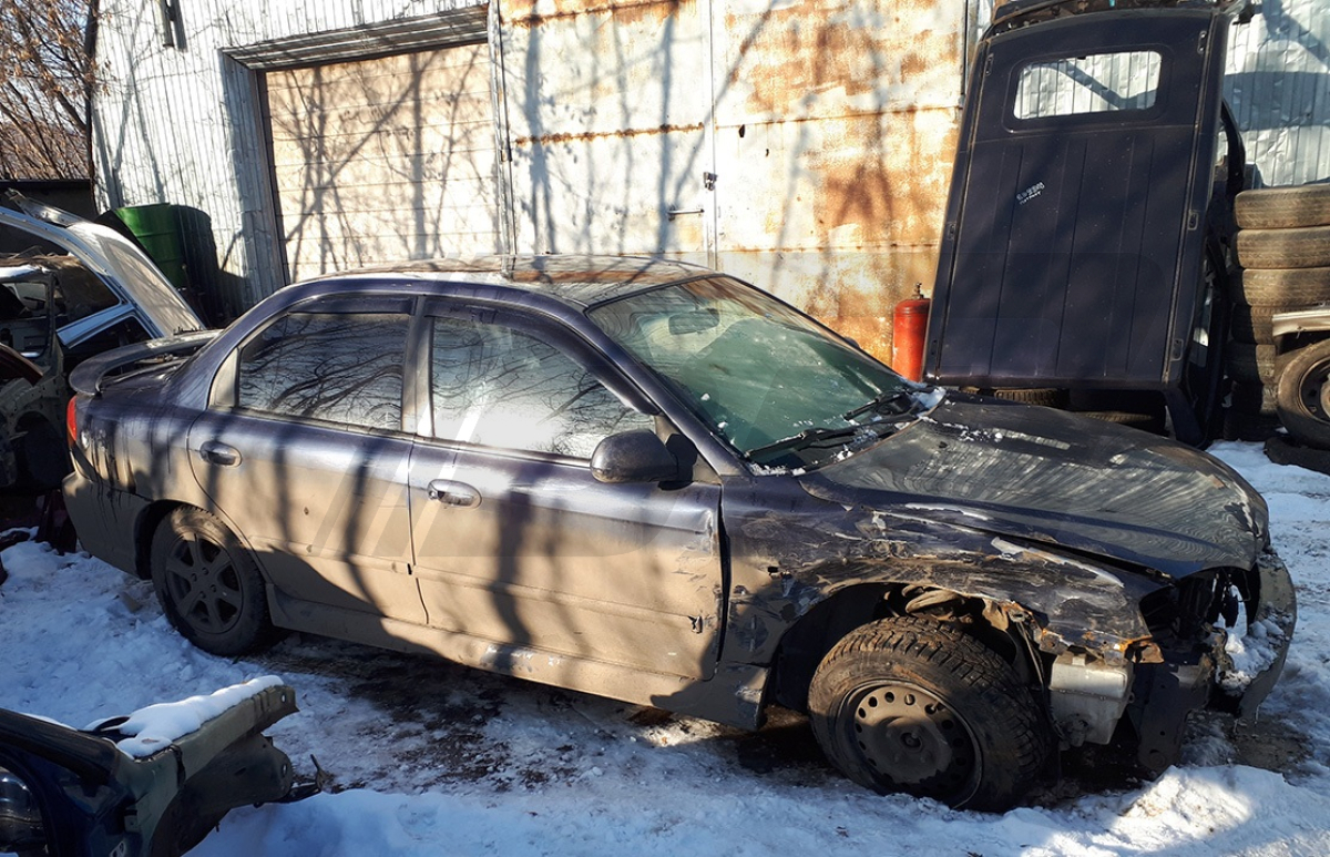 Разборка Kia Spectra 2006 г.в. с пробегом 0 км