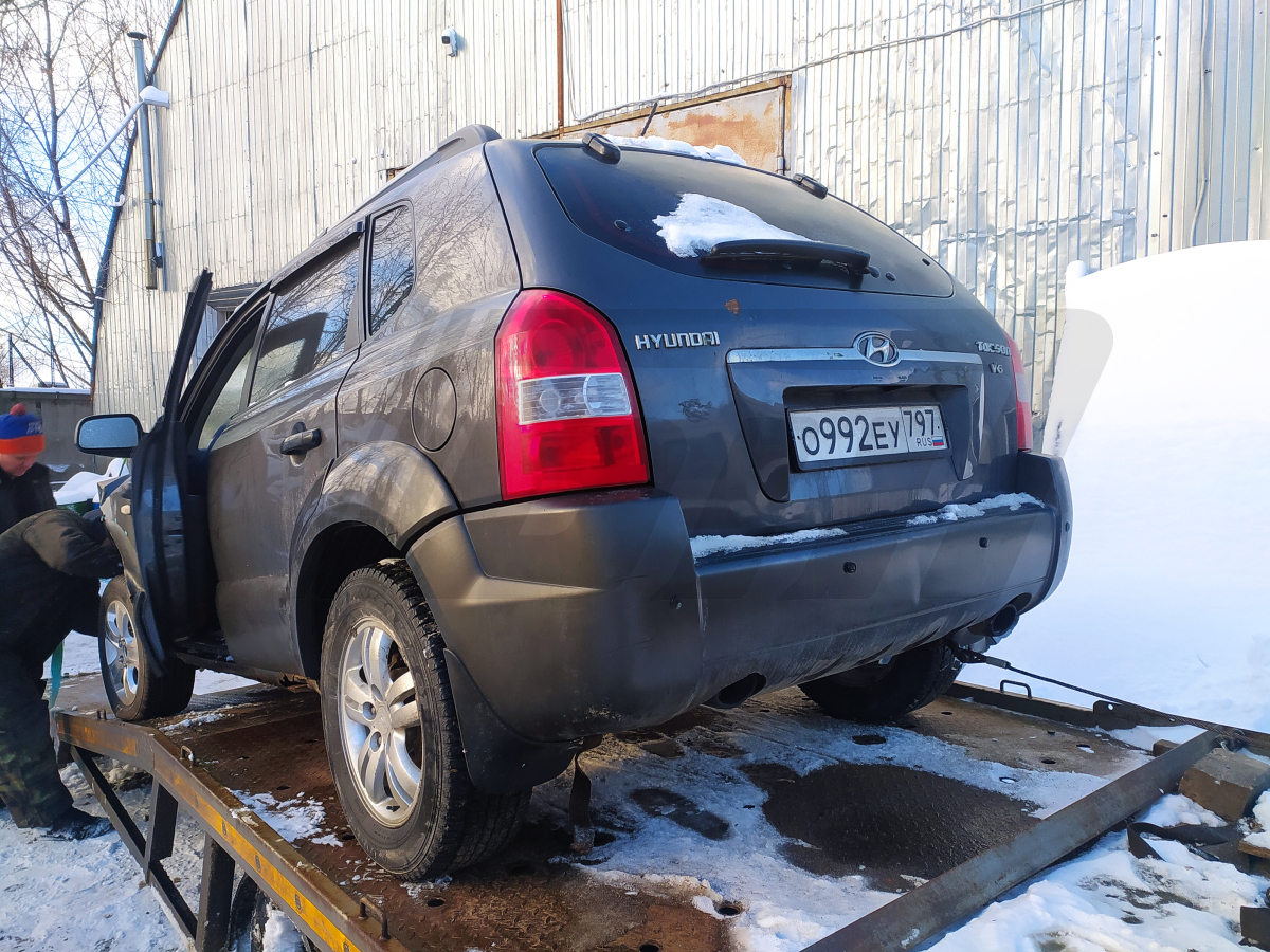 Разборка Hyundai Tucson 2007 г.в. с пробегом 220 000 км