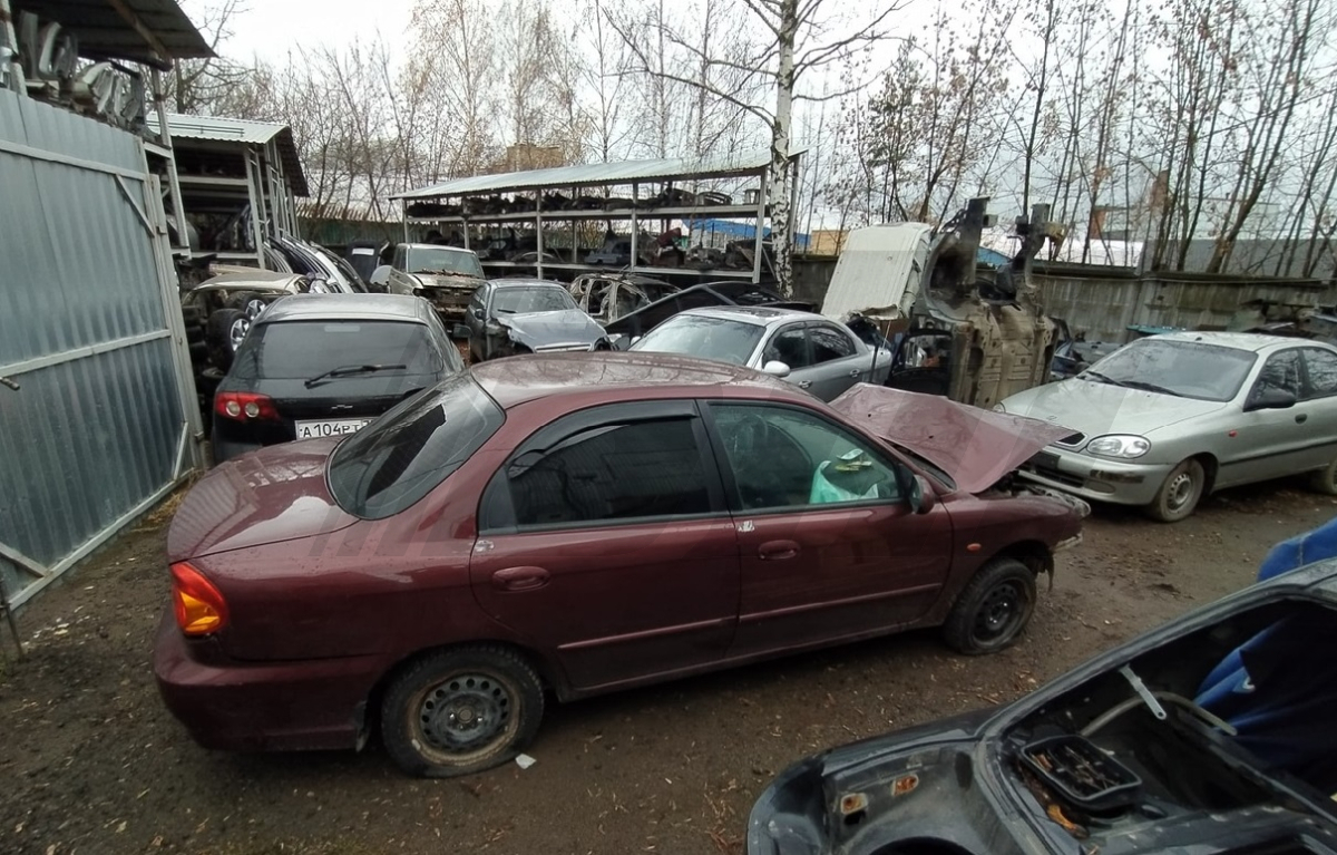 Разборка Kia Spectra 2009 г.в. с пробегом 0 км