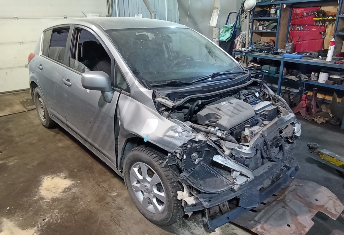 Разборка Nissan Tiida 2008 г.в. с пробегом 121 000 км