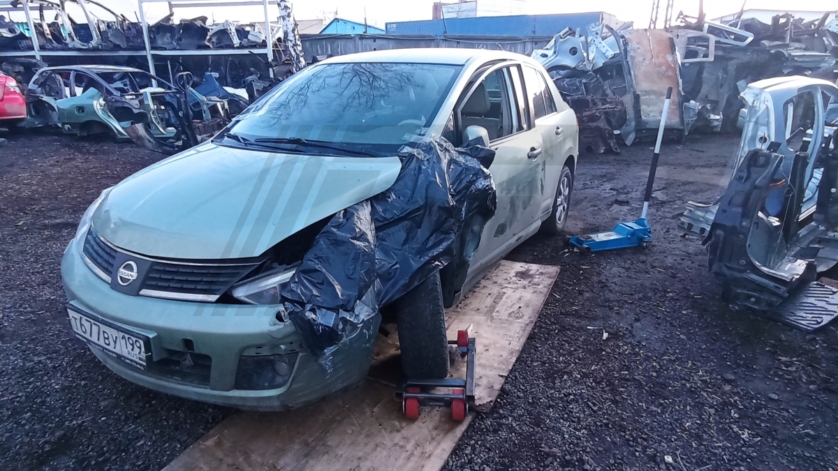 Разборка Nissan Tiida 2008 г.в. с пробегом 69 000 км