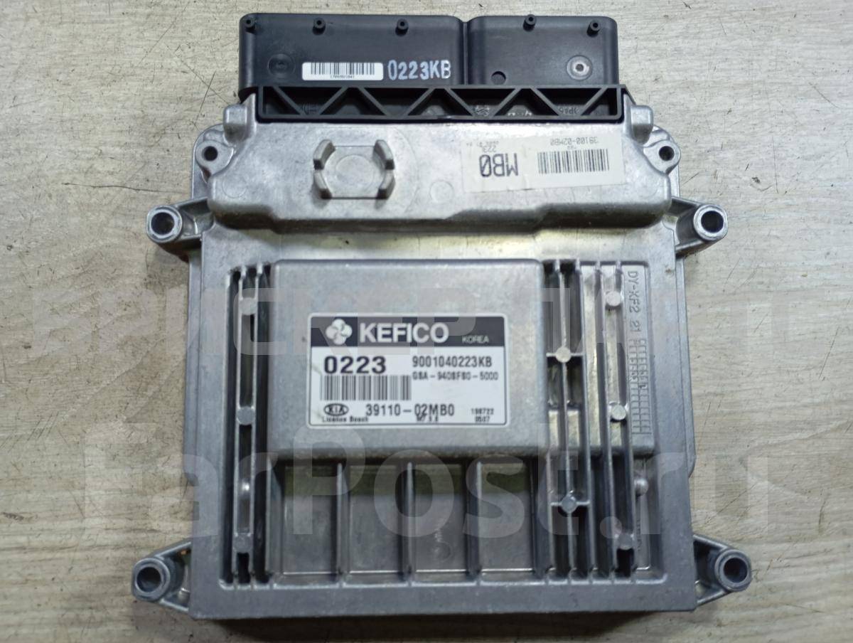 Блок управления двигателем ( Контроллер ЭБУ, Мозги, ECM) для Киа Пиканто I серия SA рестайлинг 3911002MB0