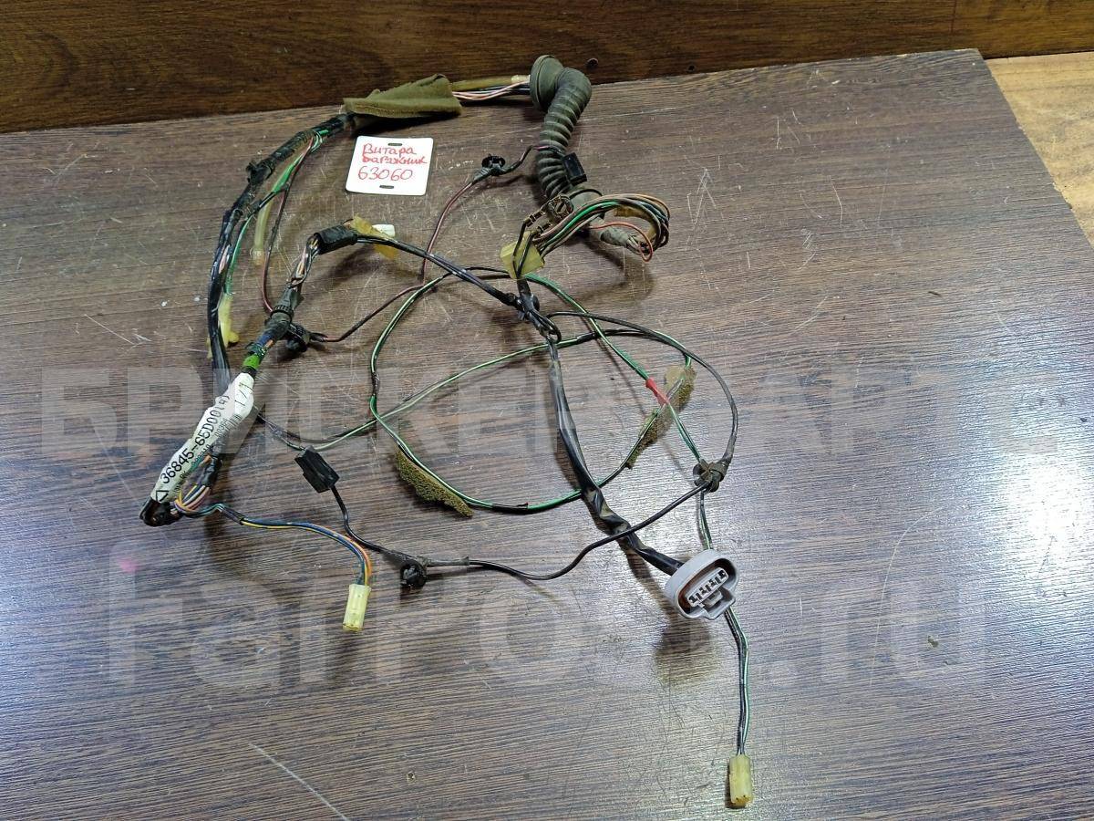 Проводка (коса, жгут) двери, крышки багажника на Сузуки Гранд Витара 1 поколение 3684565D00