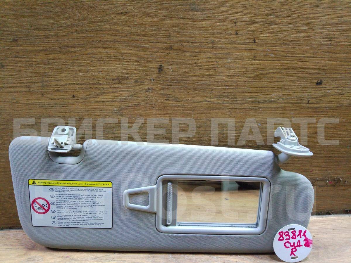 Козырек солнцезащитный правый (пассажирский) на Киа Сид 2 поколение JD 85220A2300