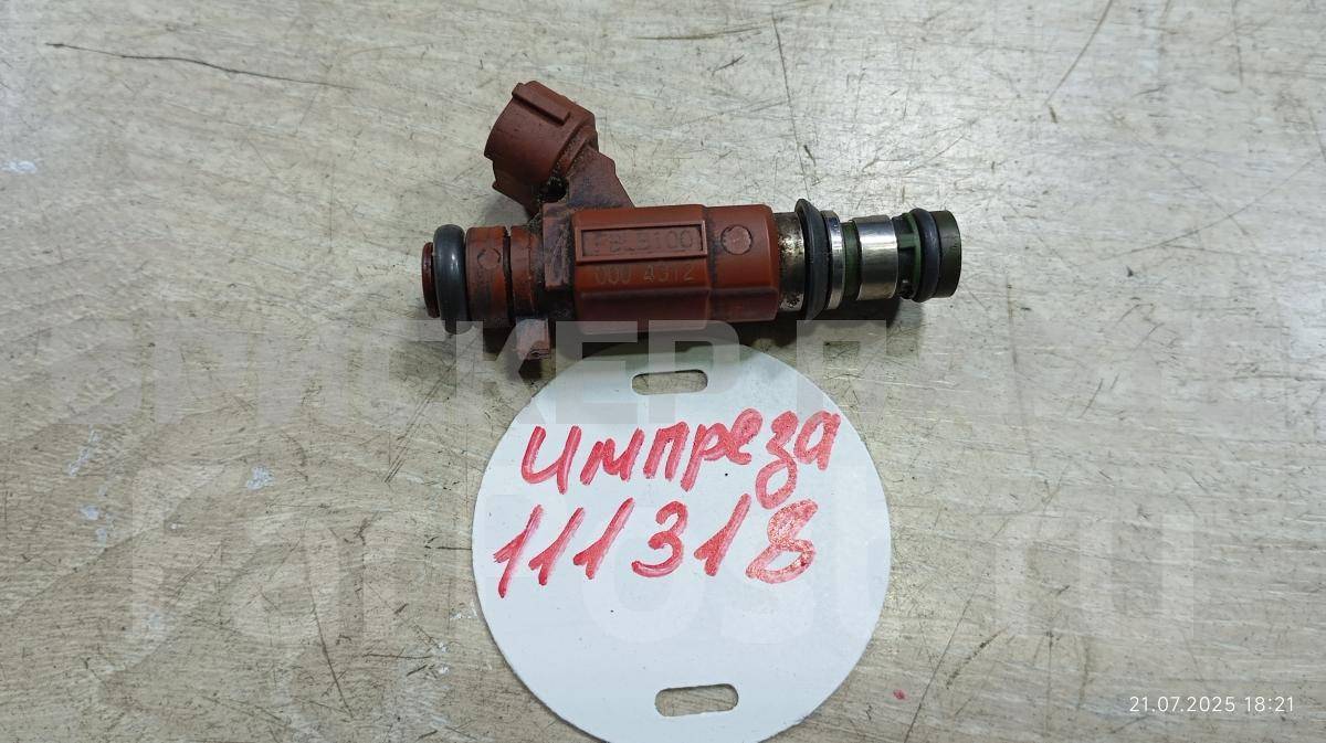 Форсунка топливная, бензиновая (инжекторного двигателя) на Субару Импреза 2 поколение (GG,GD /G11) 16611AA570