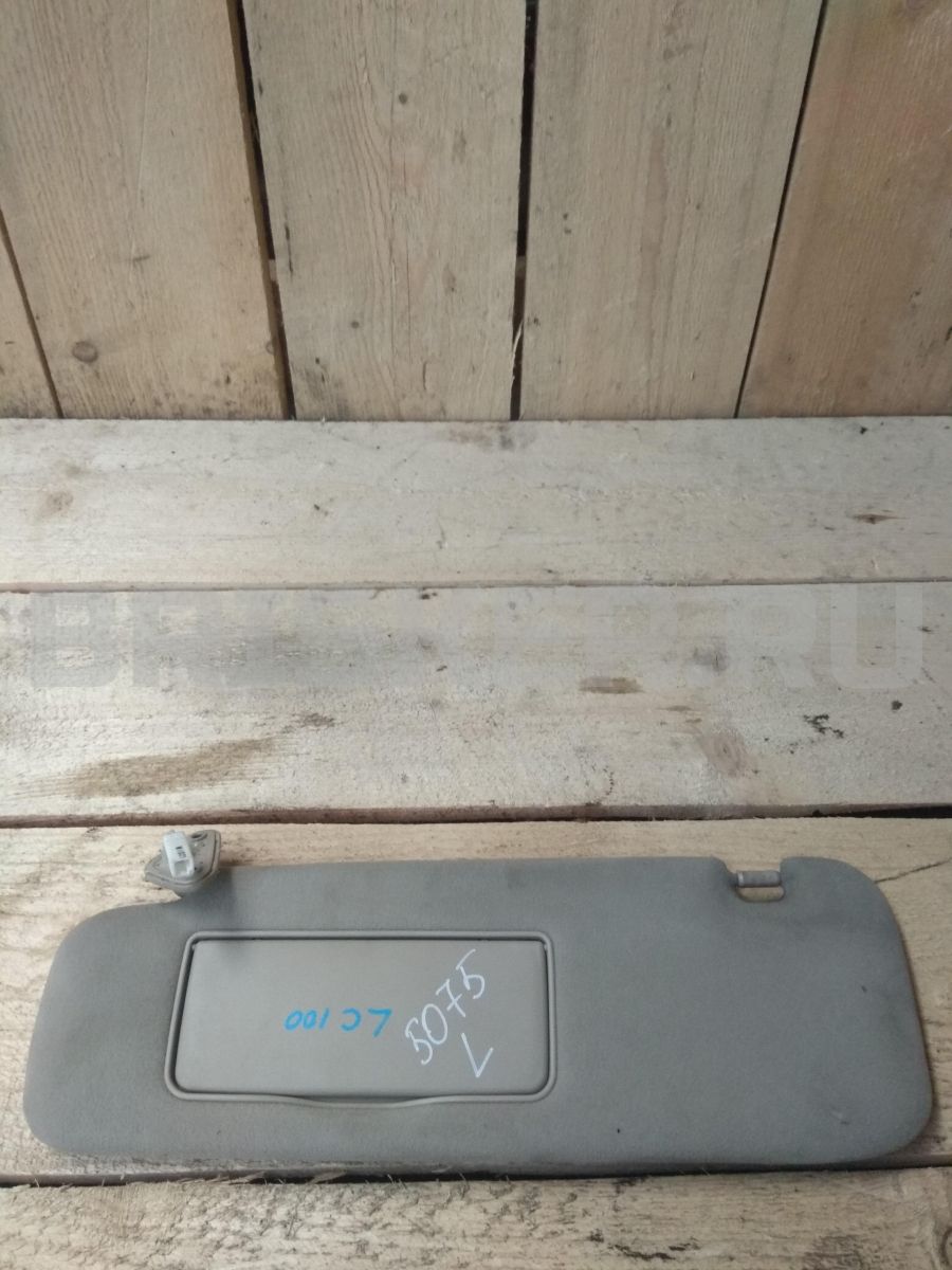 Козырек солнцезащитный левый (водительский) для Тойота Лэнд Крузер 100