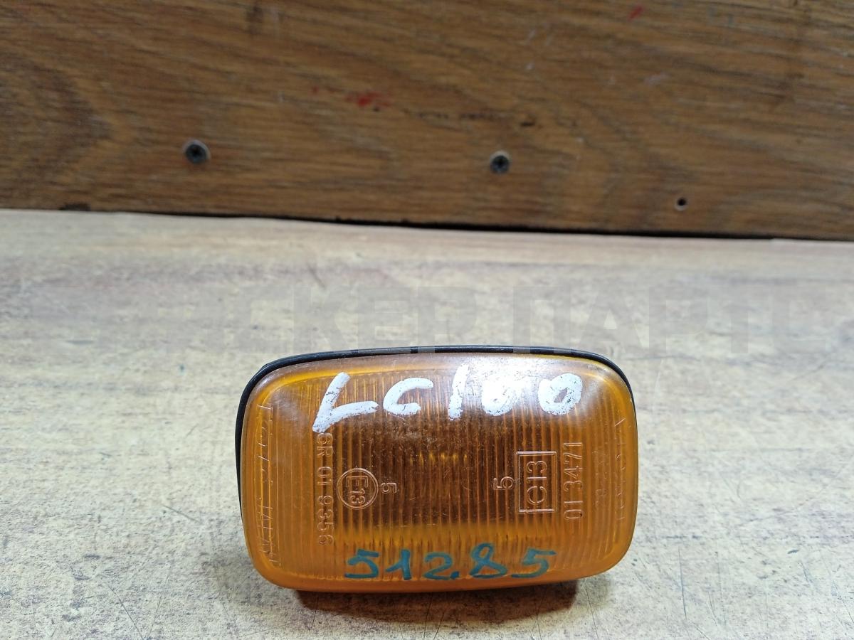 Повторитель на крыло желтый для Тойота Лэнд Крузер 100