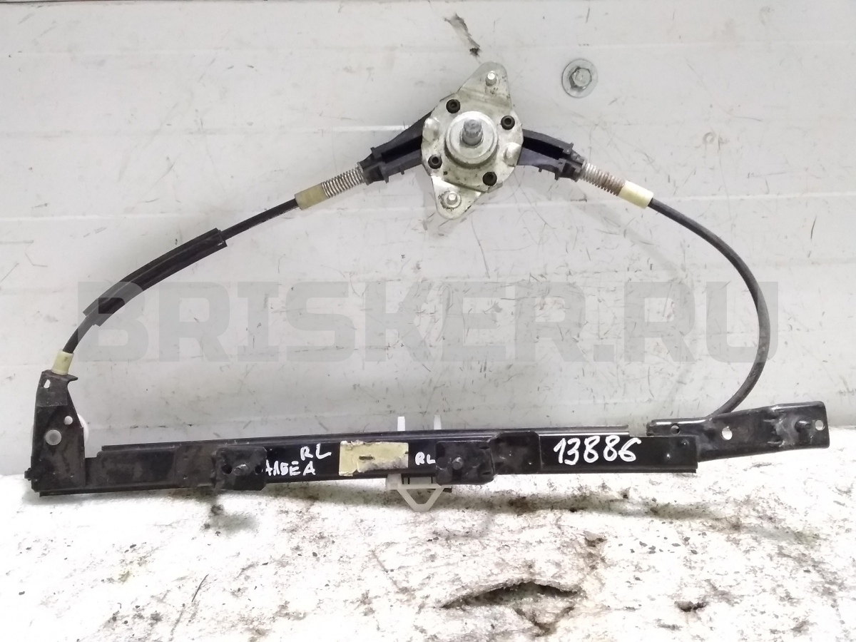 Стеклоподъемник механический (ручной) левый задний для Фиат Альбеа 1 (178)