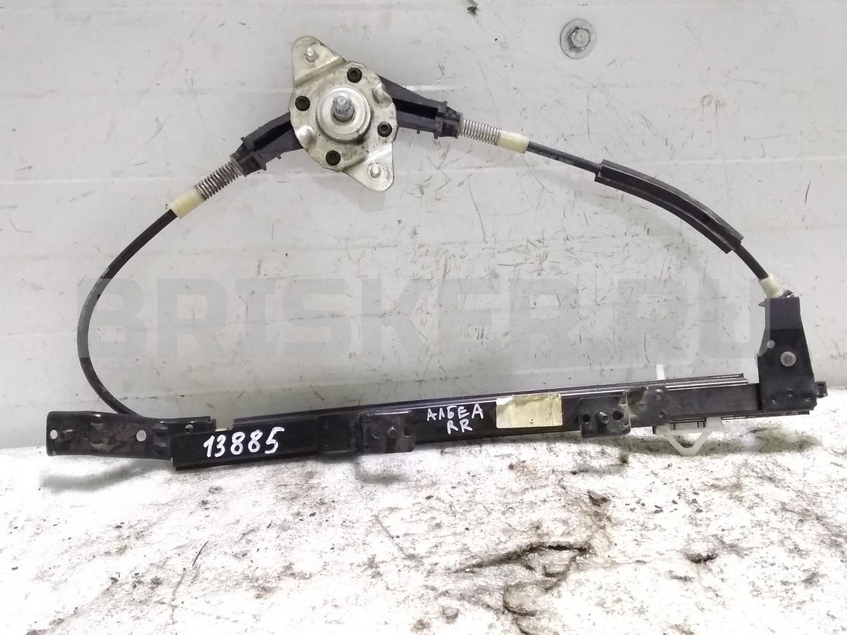 Стеклоподъемник механический (ручной) правый задний для Фиат Альбеа 1 (178)