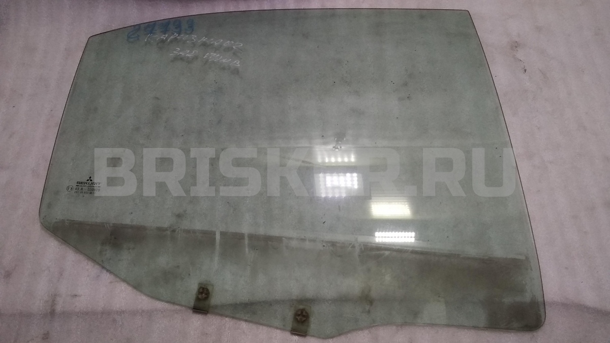 Стекло двери задней правой (боковое, опускное) для Митсубиси Каризма I поколение рестайлинг