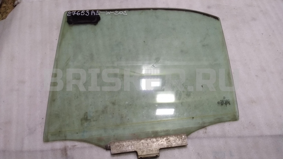 Стекло двери задней левой (боковое, опускное) для Mercedes (Мерседес) Ц-класс W202