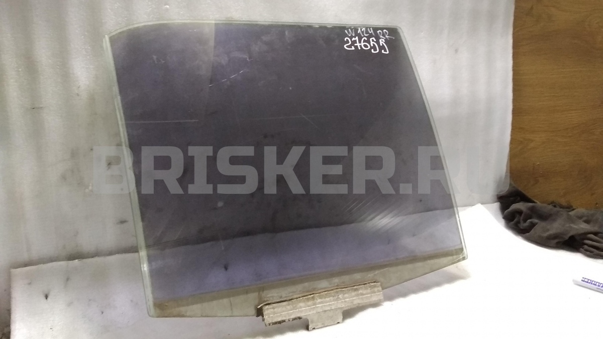 Стекло двери задней правой (боковое, опускное) для Mercedes (Мерседес) E-класс В124/С124/Ц124/A124