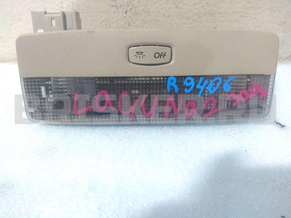 Плафон, фонарь освещения, лампа подсветки салона для Рено Лагуна 2 поколение X74