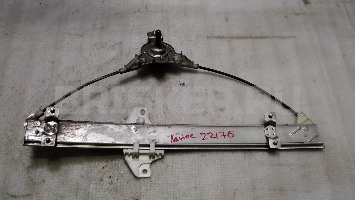 Стеклоподъемник механический (ручной) правый задний для Шевроле Ланос