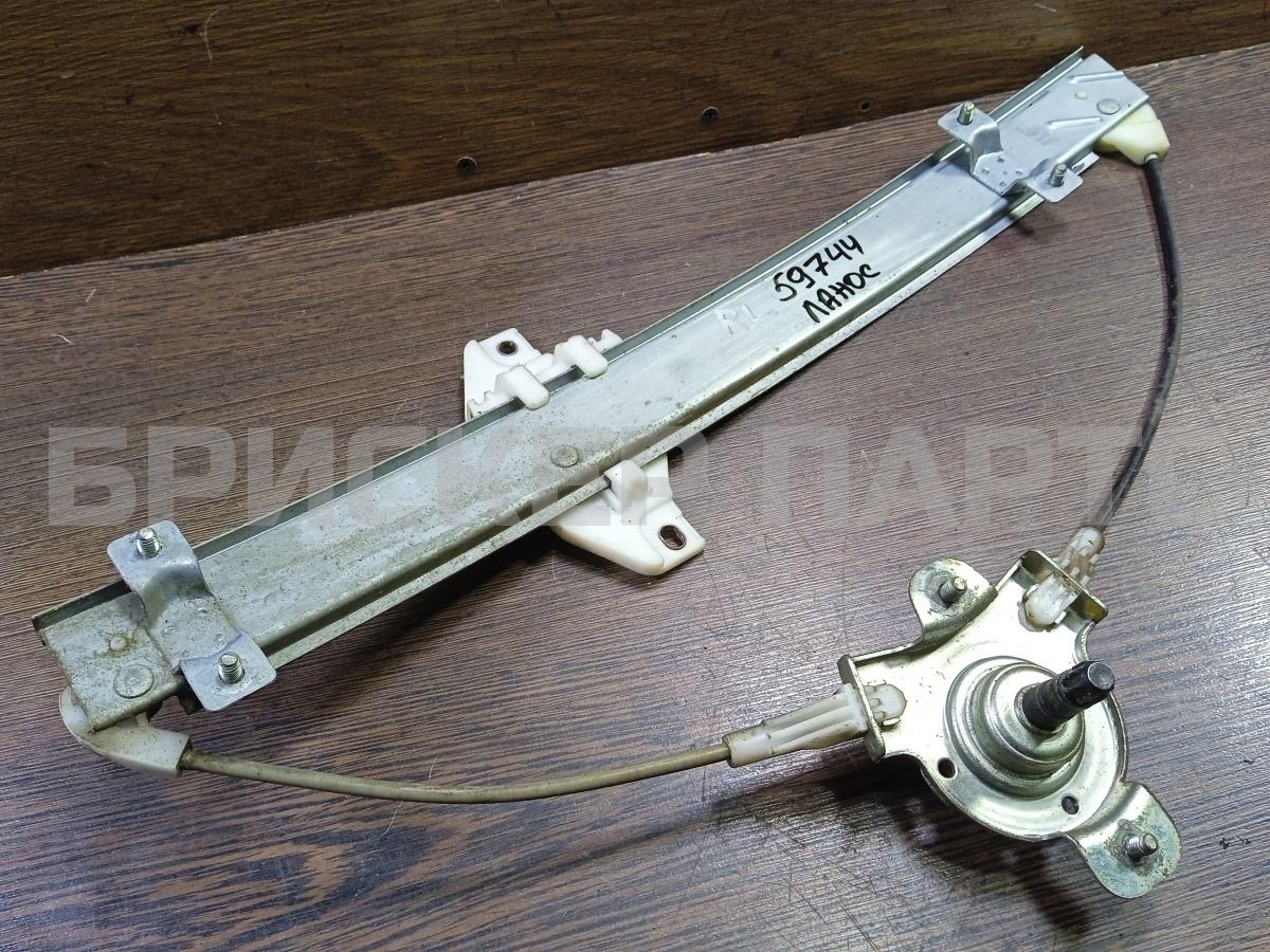 Стеклоподъемник механический (ручной) левый задний для Шевроле Ланос