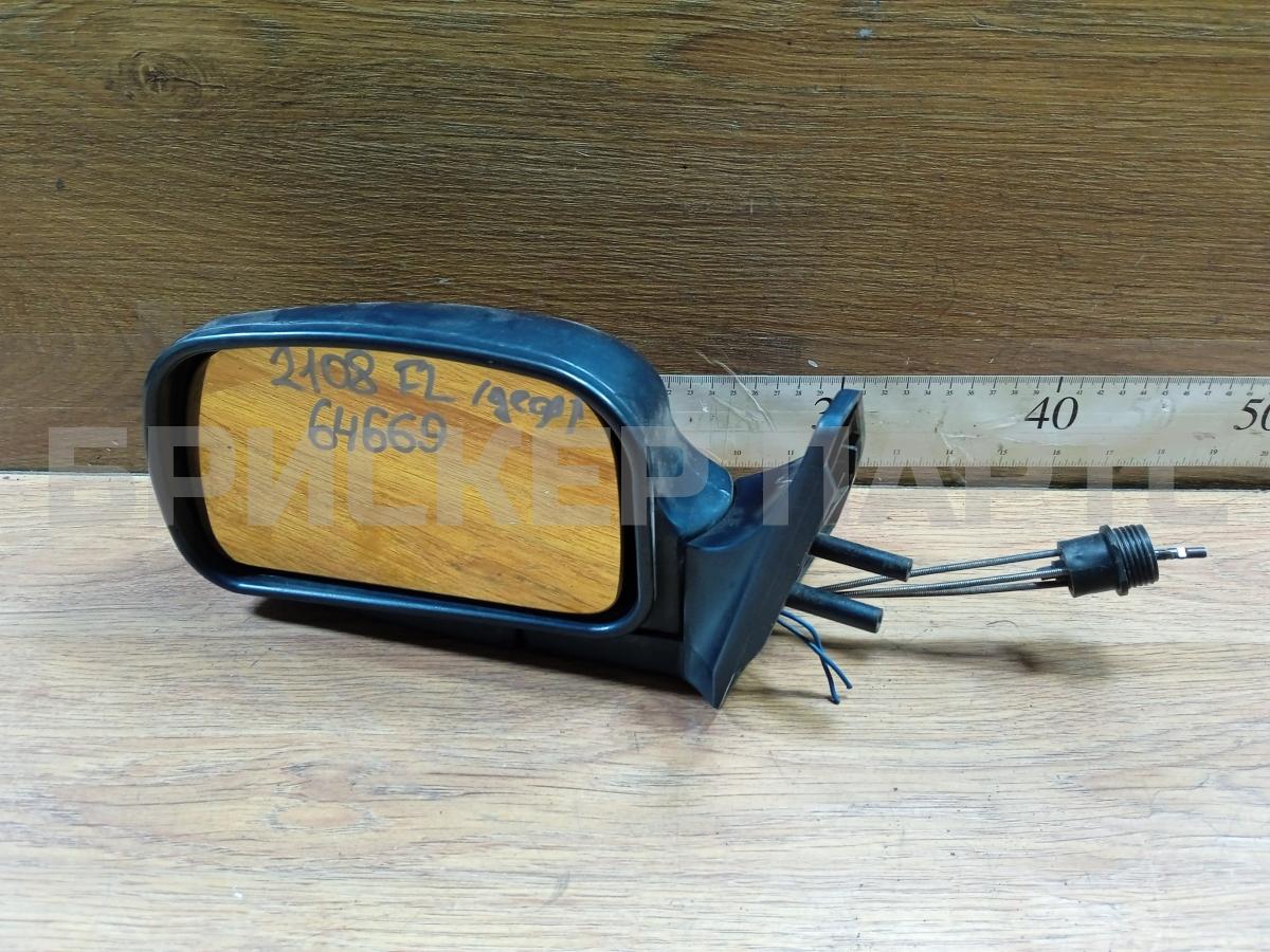 Зеркало заднего вида левое боковое, механическое для 2108