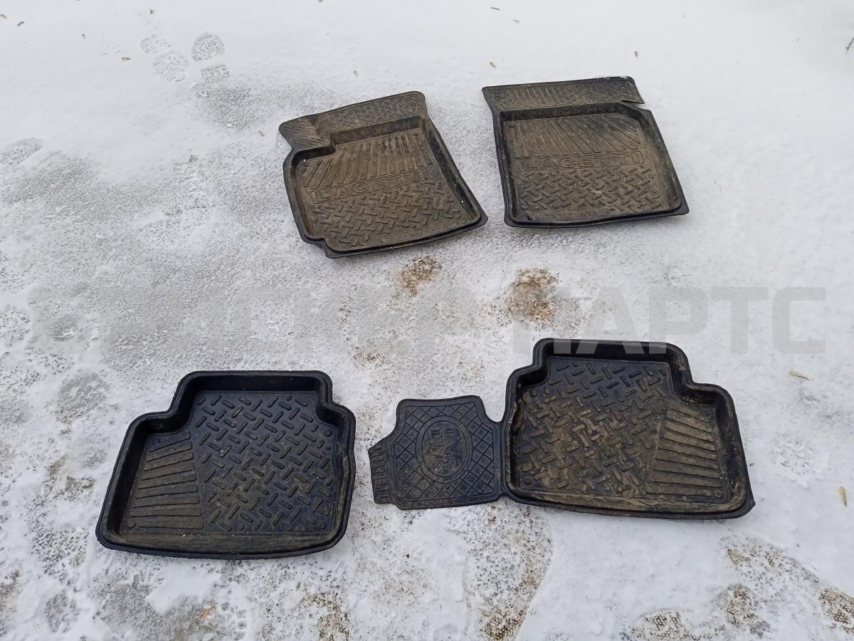 Комплект резиновых ковриков в салон для Шевроле Лачетти J200