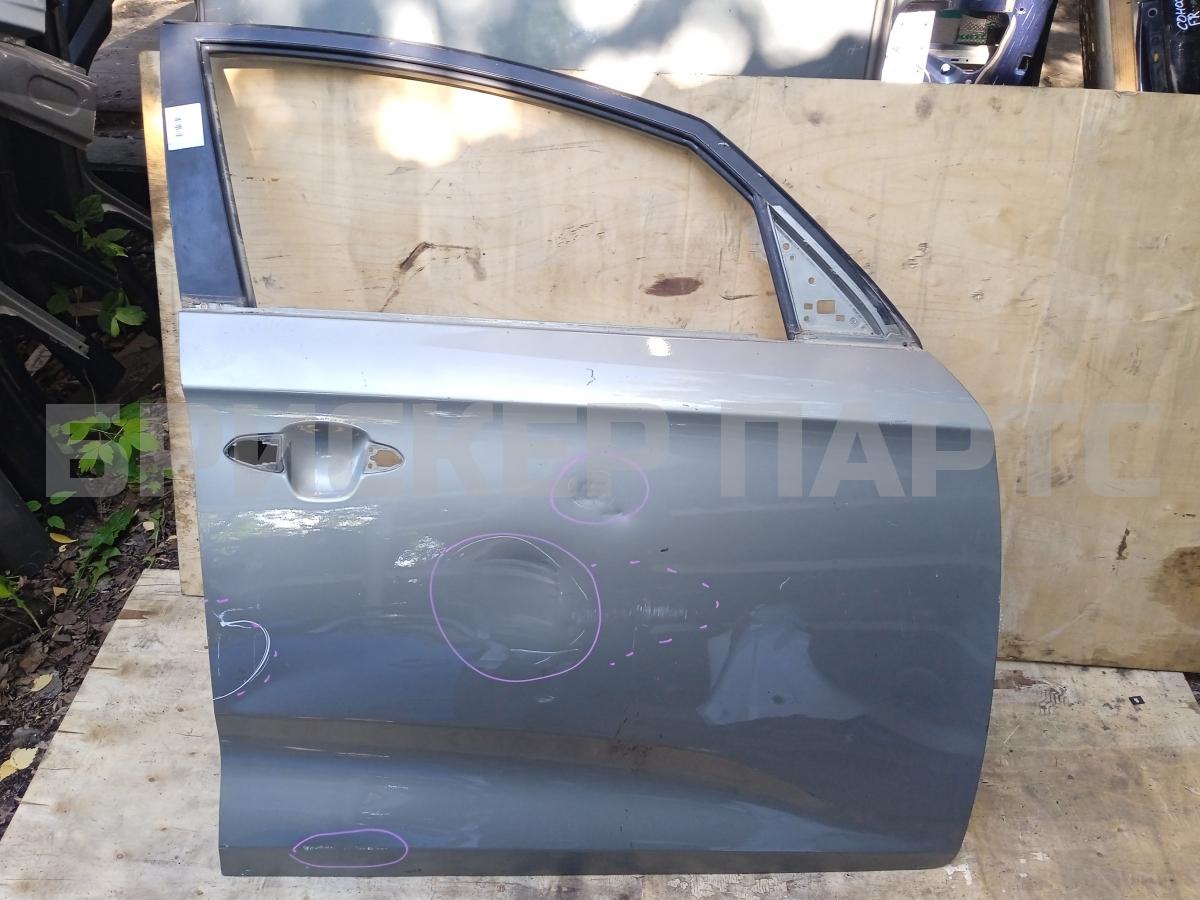 Дверь передняя правая пассажирская (пассажира) для Киа Каренс 3 поколение