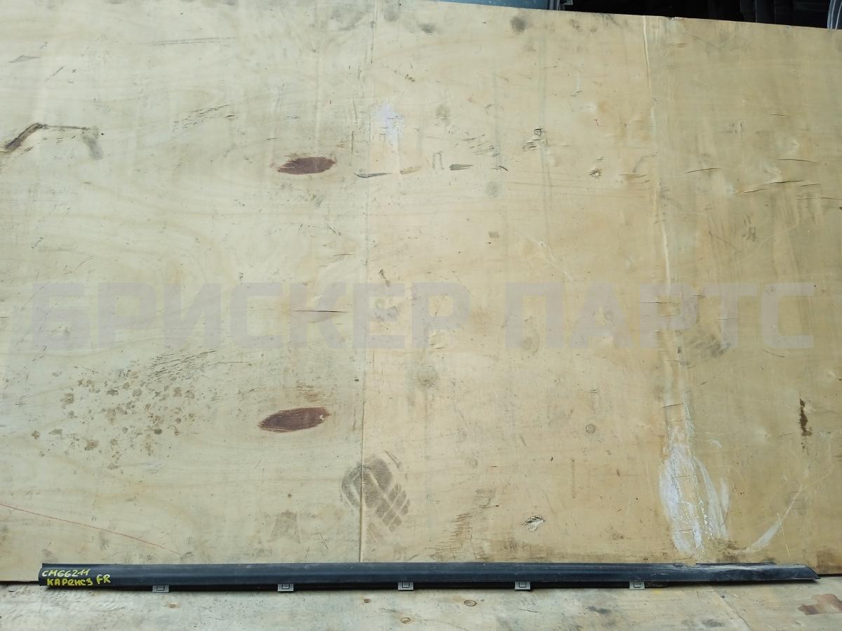 Уплотнитель, молдинг стекла двери передней правой (бархотка) для Киа Каренс 3 поколение