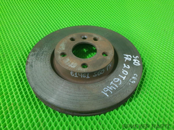 Диск тормозной передний вентилируемый для Ленд Ровер Эвок 1 поколение рестайлинг L538I (L538) рестайл.