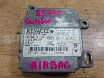 Блок управления AIR BAG на Рено Симбол 1 поколение рестайлинг 8200375761