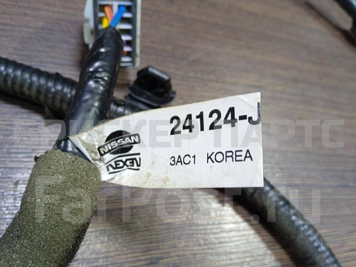 Проводка (коса) передней правой двери на Рено Колеос 1 поколение Y 24124JY40D12