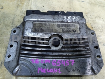 Блок управления двигателем (ЭБУ) на Рено Меган 2 поколение LM05, KM, BM 8200298457