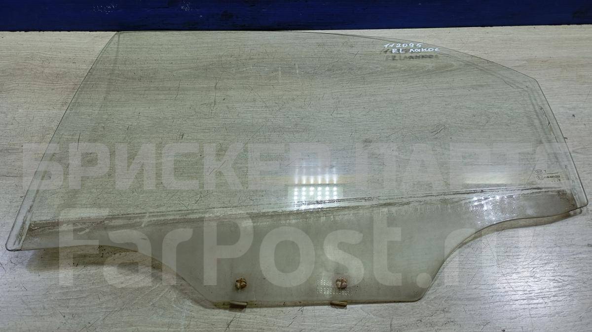 Стекло двери задней левой (боковое, опускное) для Шевроле Ланос 96304138