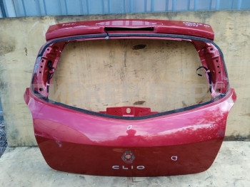 Дверь багажника на Рено Клио 3 поколение рестайлинг BR, KR, СR