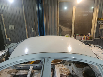 Крыша кузова со стойками (панель крыши, отпил) для Хендай Солярис 1 (RB) рестайлинг 671114L000