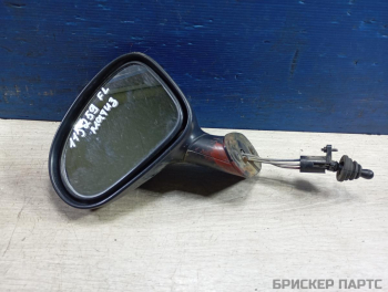 Зеркало заднего вида левое боковое, механическое для Дэу Матиз M100, M150