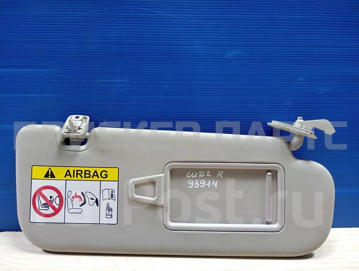 Козырек солнцезащитный правый (пассажирский) на Киа Сид 2 поколение JD 85220A2400ED