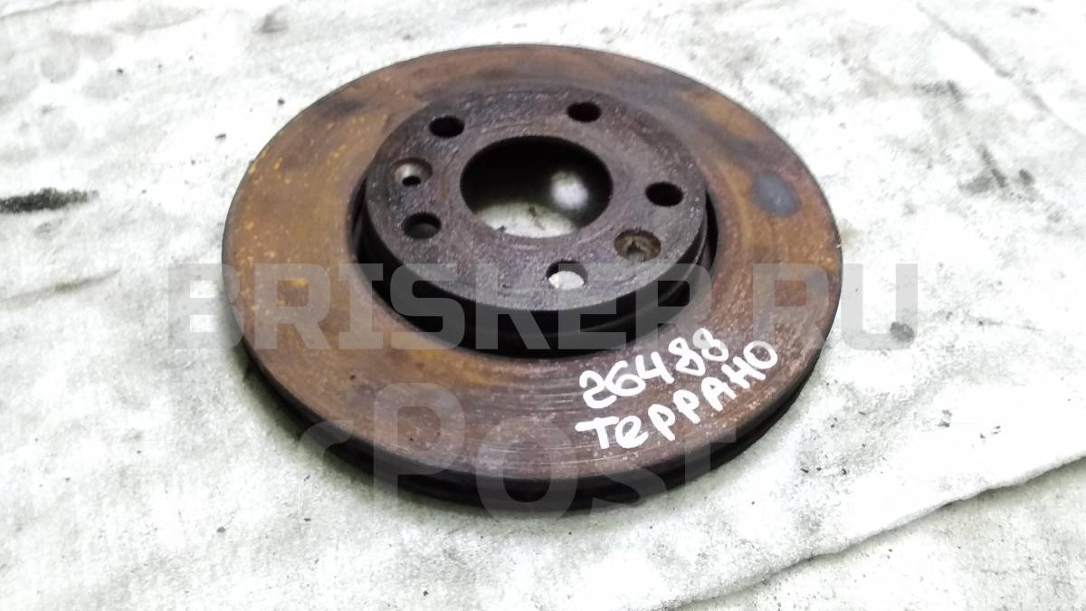 Диск тормозной передний вентилируемый на Ниссан Террано D10