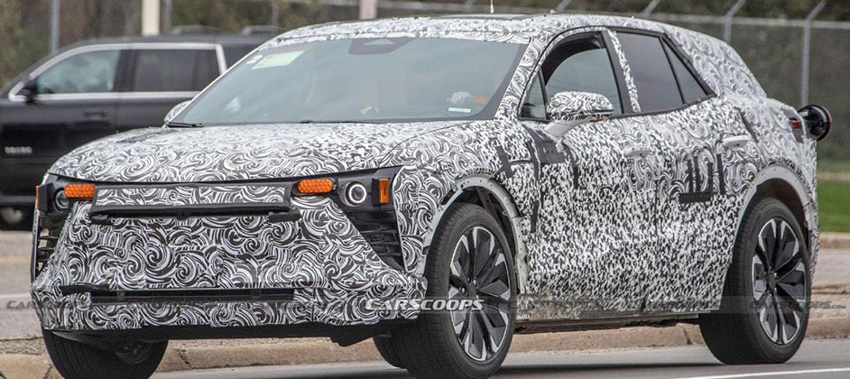 Замечен прототип электрического кроссовера Chevrolet Blazer 2024 модельного года Замечен прототип электрического кроссовера Chevrolet Blazer 2024 модельного года