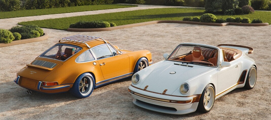 Louis Vuitton и Singer рассекретили два эксклюзивных Porsche 911. Авто впервые сняли на фото