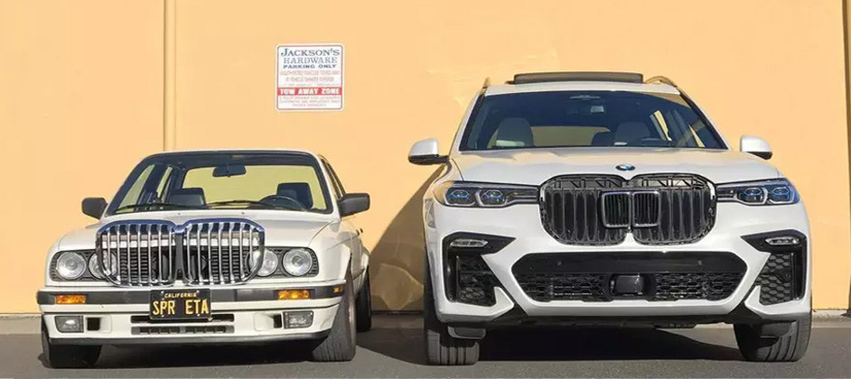 Специалисты изучили эволюцию роста решетки радиатора иномарок BMW Специалисты изучили эволюцию роста решетки радиатора иномарок BMW