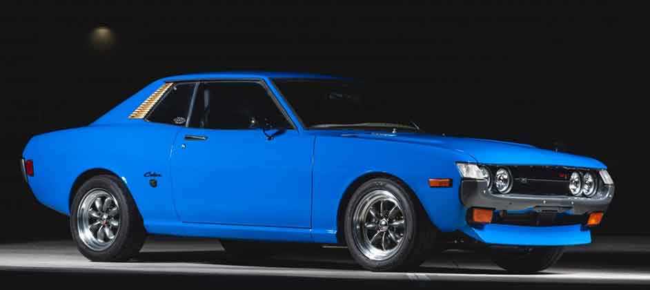 На аукционе выставлена на продажу полностью отреставрированная Toyota Celica 1974 года