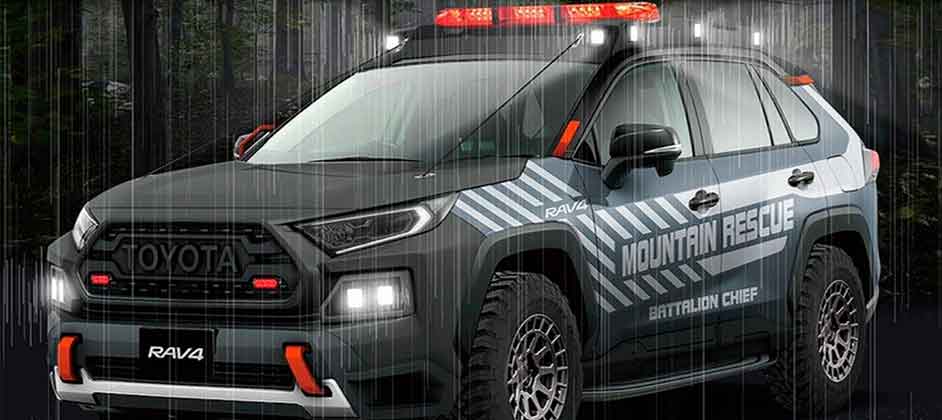 Toyota презентует прототип спасательного внедорожника на базе Toyota RAV4