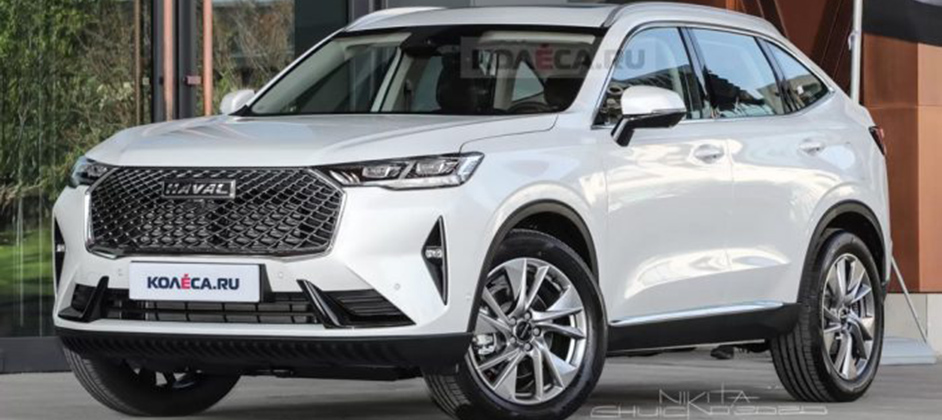 Купе-кроссовер Haval H6x показали на рендерах