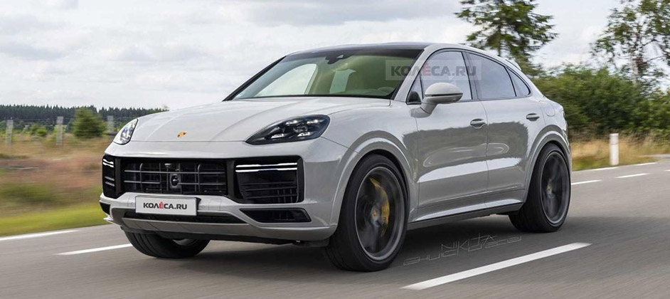 Появился рендер кроссовера Porsche Cayenne Coupe 2022 года