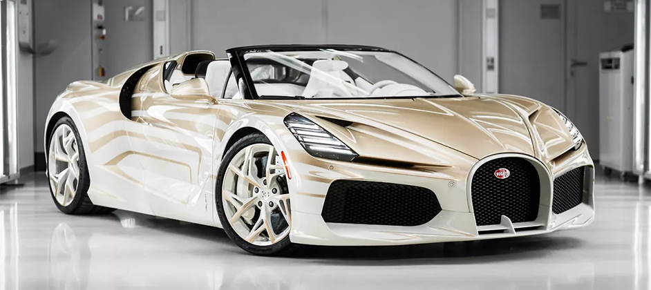 Bugatti выпустила уникальный родстер с пятью слонами