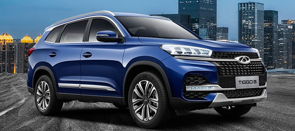 В Сети показали дебютные фото обновленного кросса Chery Tiggo 8